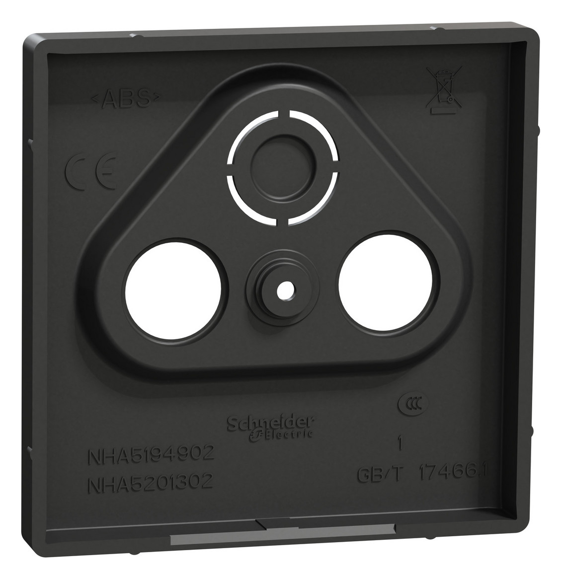 Zentralplatte Ant.dose 3f System Design anth Schraubbef