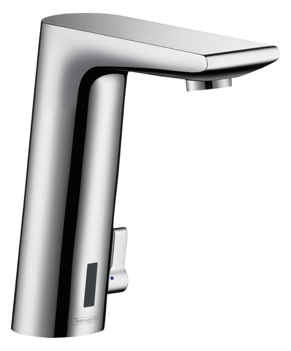 hansgrohe Elektronik-Waschtischarmatur Metris S Netzanschluss, einstellbar, chrom