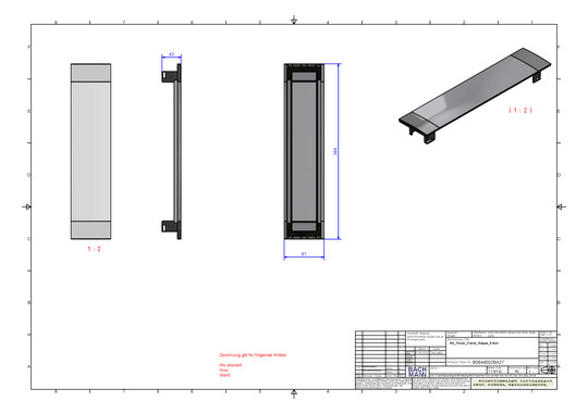 Bachmann POWER FRAME COVER       915.510 