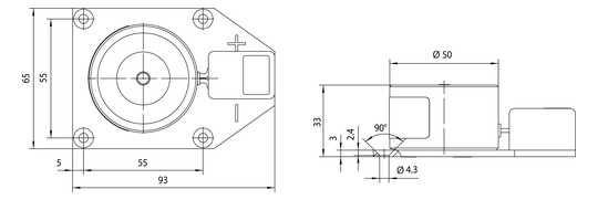 GEZE Haftmagnet AP 24VDC-200N     155570 