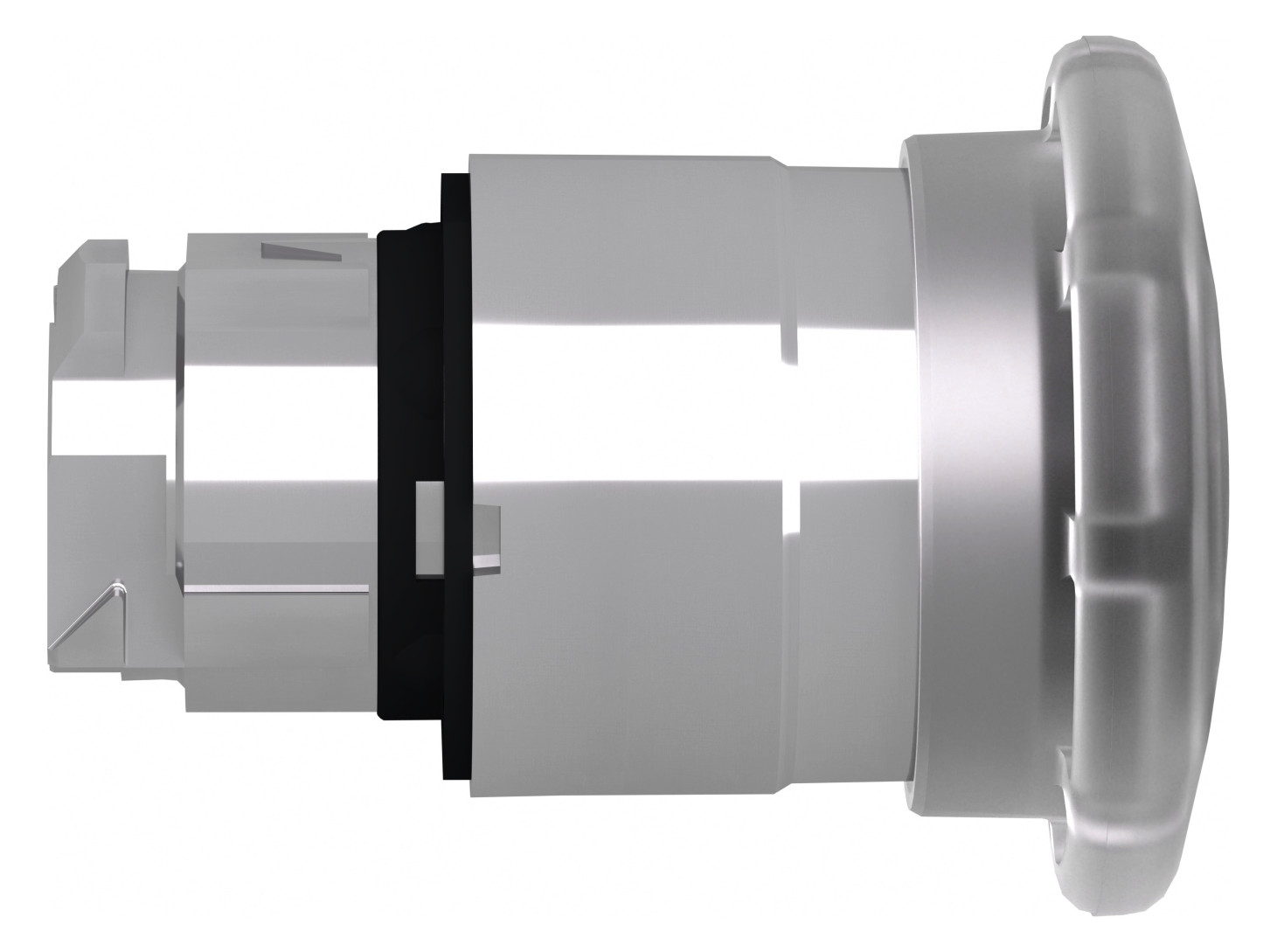 Drucktaster Front 1f ws bel.b Ø22,5mm rnd Geeignet für Beleuchtung IP66