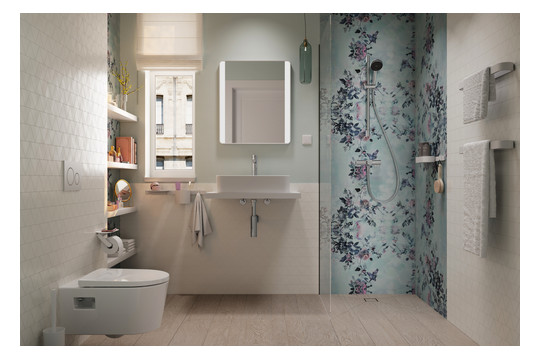 hansgrohe Wand-WC EluPura Original S mit WC-Sitz, weiß, ohne HygieneEffect und SmartClean