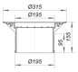 Dallmer Aufstockelement 618 zu Hof-/Parkdeckabläufen 605/606/615/616