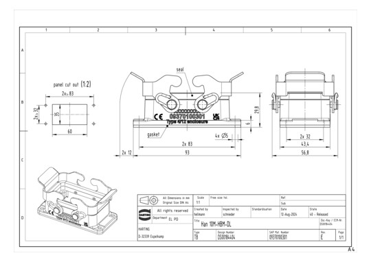 HART HARTING HAN M ANBAUGEHA 09370100301 