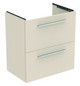Ideal-Standard Möbel-Waschtischunterschrank i.life S 2 Auszüge, 60 x 37,5 x 63 cm, sandbeige matt