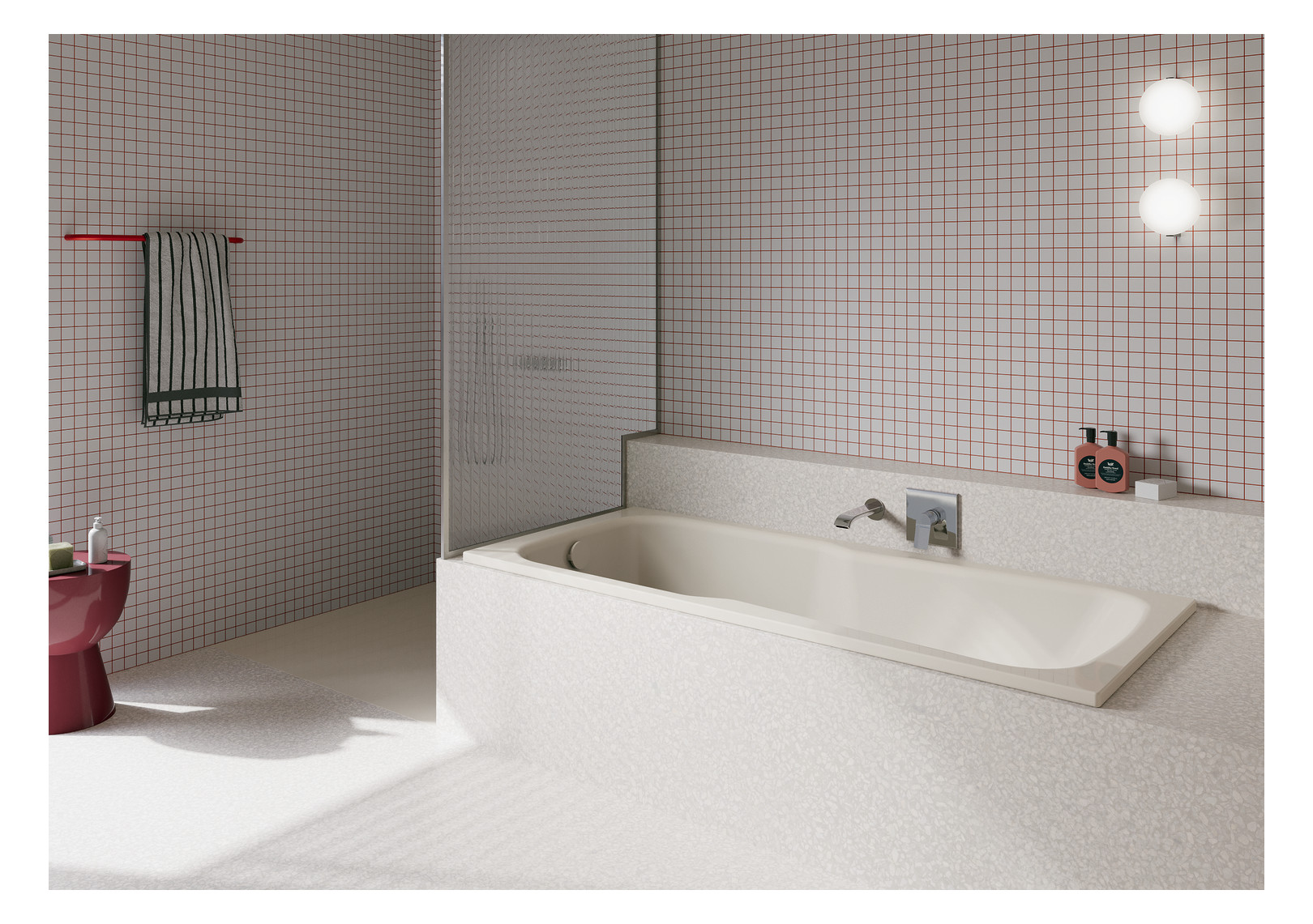 Badewanne BetteSet 3760 170x80x38cm, pergamon