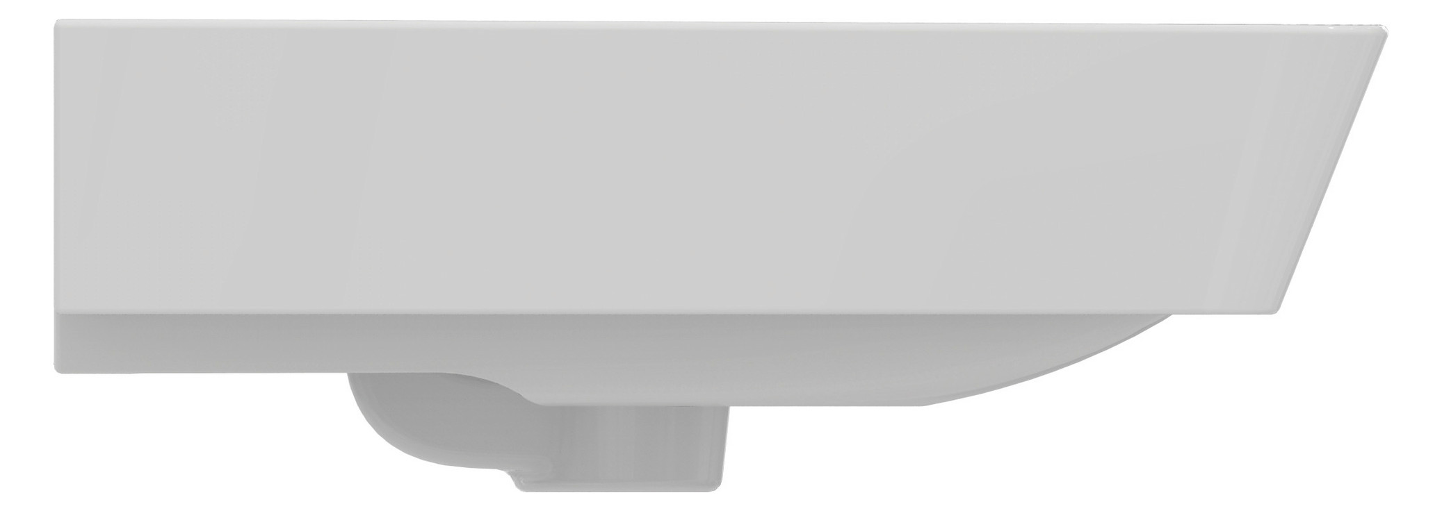 Ideal-Standard Waschtisch Connect Air 50x45x16cm, mit Hahnloch und Überlauf, weiß