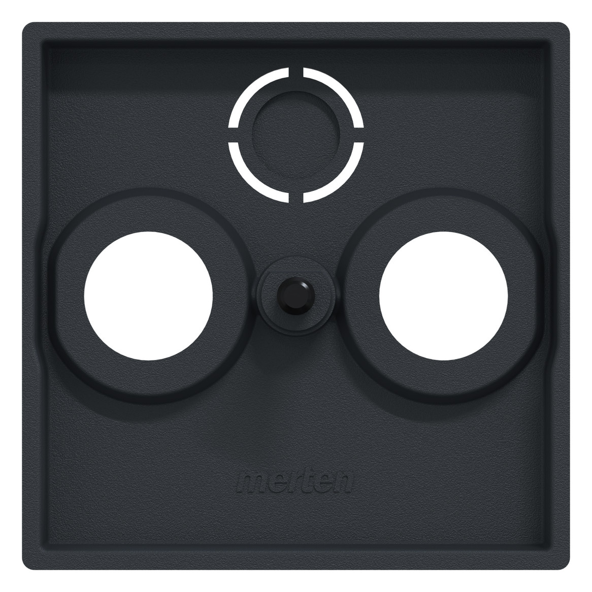 Zentralplatte Sat/TV/Radi System M anth Schraubbef 3f Zentralplatte Sat/TV/Radi System M anth Schraubbef 3f