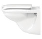 Duravit WC-Sitz Duraplus ohne Absenkautomatik, Scharniere Kunststoff, weiß