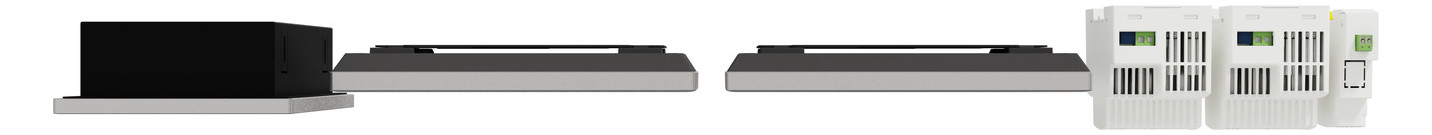 Video-Türsprechset 2Draht 2xTeiln UP/AP anthgr gr Unterputz/Aufputz 1LS