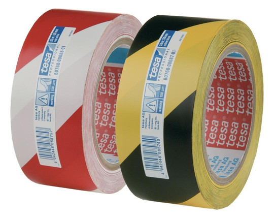 tesa-Klebeband 60760, gelb/schwarz - 33mx50mm