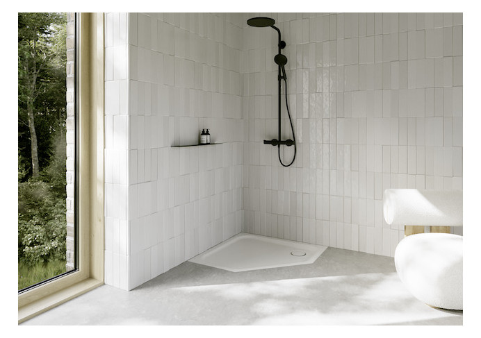 Duschwanne BetteCaro 5319 80x80x3,5cm, snow