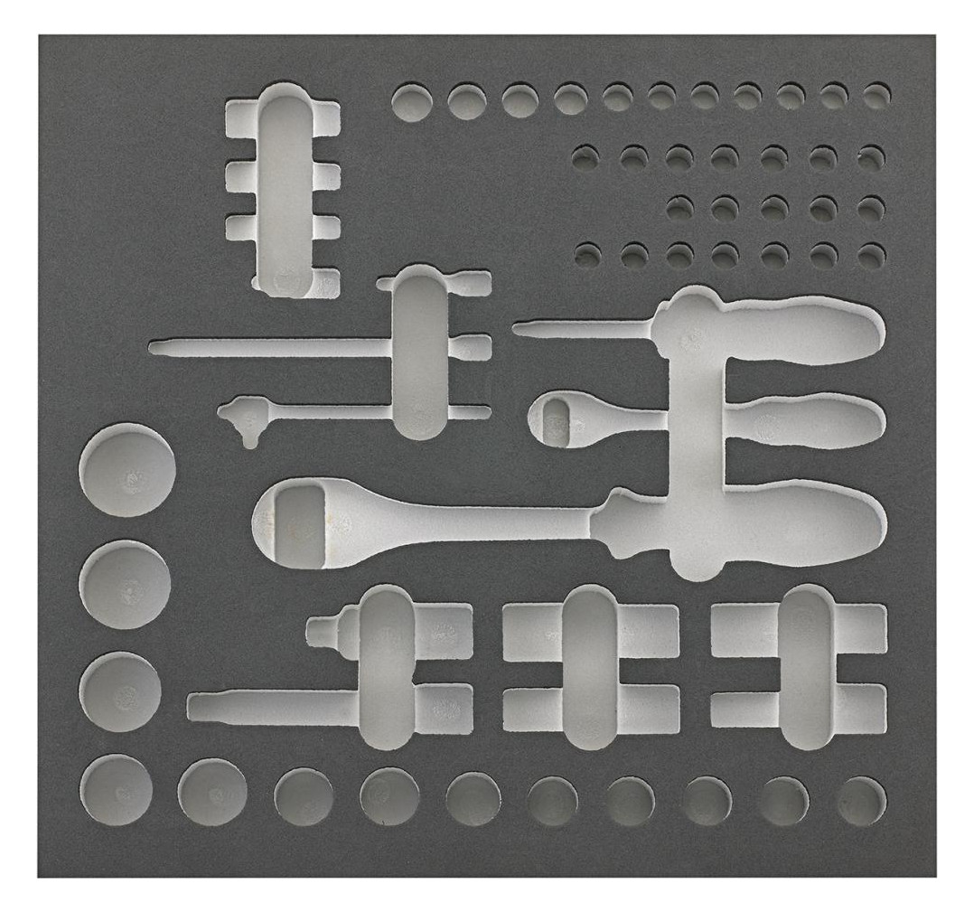 Bild Werkzeugmodul 2/3 leer Steckschlüssel 1/4""+ 1/2"" FORTIS-0