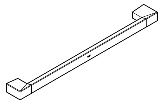 GROHE Wannengriff Selection Cube 60cm, verdeckte Befestigung, chrom