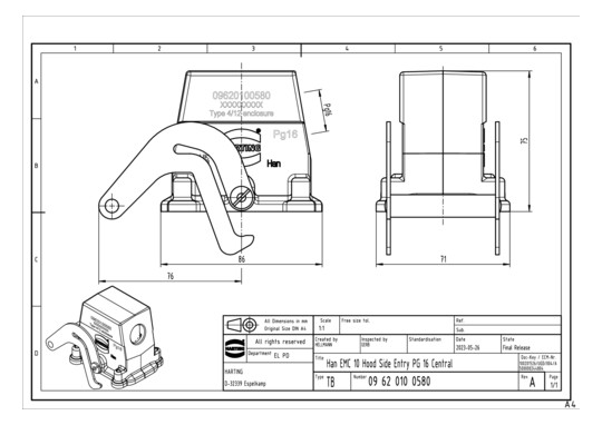 HART Han 10EMV-gs-ZV-16      09620100580 