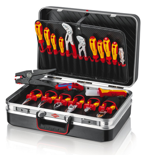 Knipex Werkzeugkoffer Elektro 20-tlg teilw.VDE-geprüft - EN Beschaffungsplattform LHG 60900 DIN