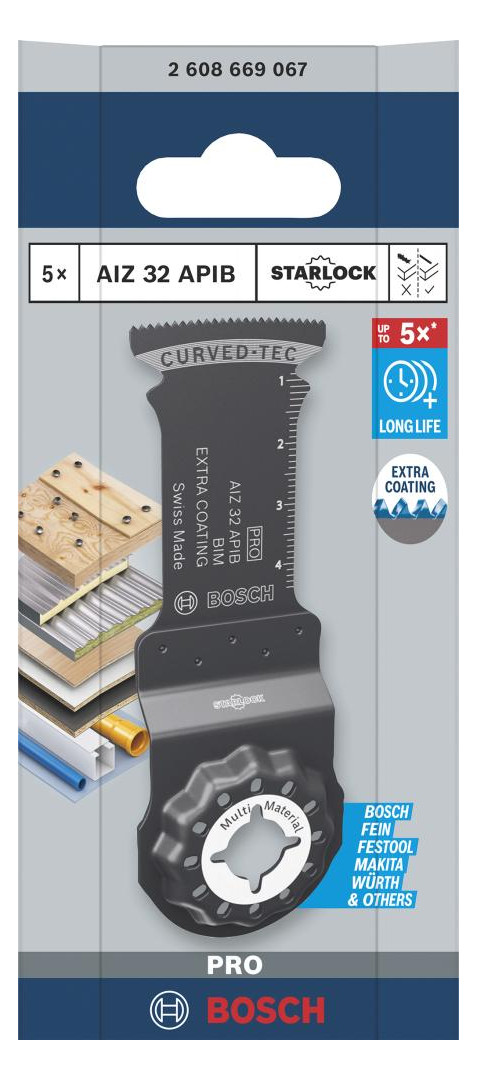 Bild Tauchsägeblatt BiM 32x50mm, AIZ 32 APIB Starlock 5-tlg. BOSCH-1