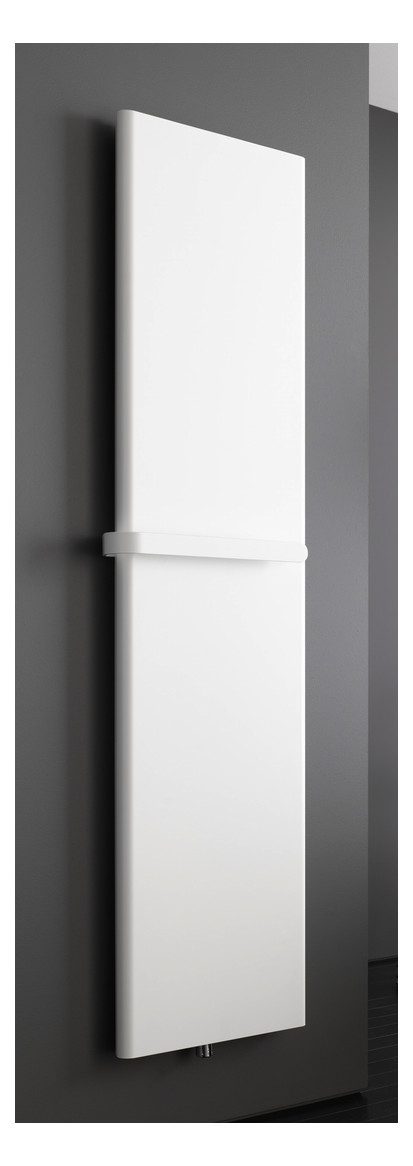 Bemm Planheizwand Plawa Softline 2000 x 600 mm, edelweiß, pulverbeschichtet, Anschluss für E-Heizstab