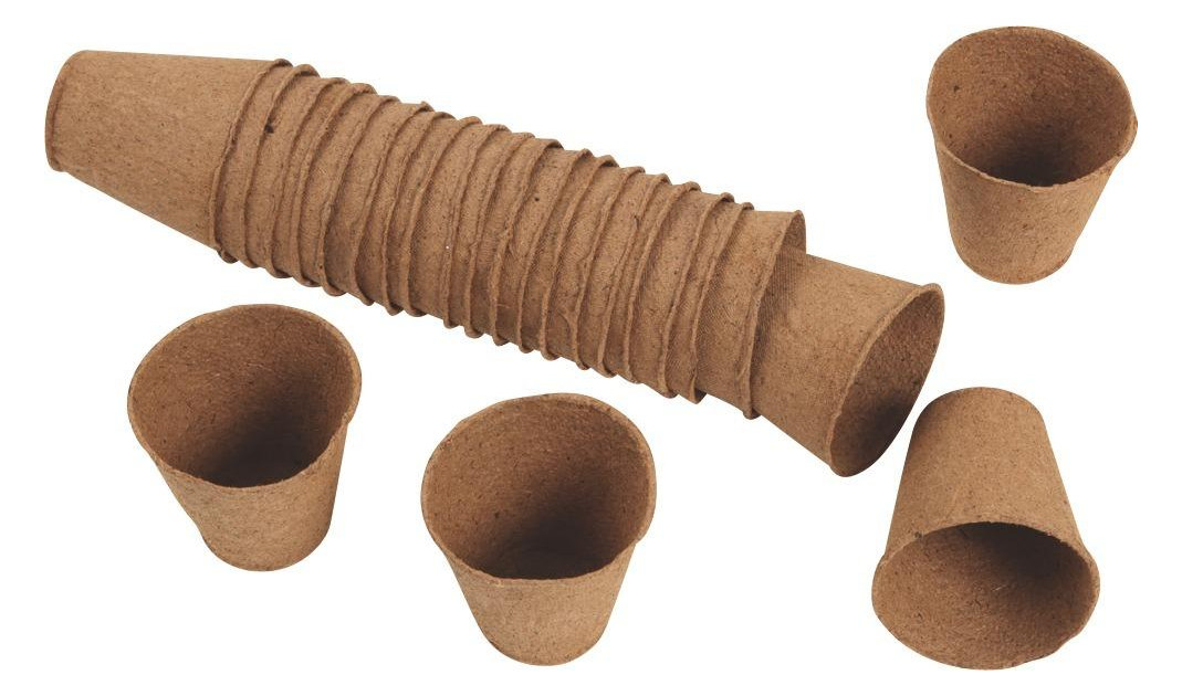 Bild Anzuchttöpfe 6cm 24 St. Rund - floraworld-0