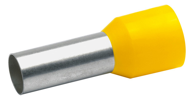 Aderendhülse 25qmm 18mm isol PP ge Cu Polypropylen (PP) verzinnt