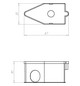 Gerätedose UP 60x32x30mm Kst rechteck IP2X