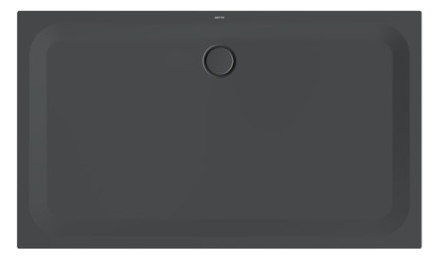 Duschwanne BetteUltra 5806 170x100x3,5cm, Mini-Wannenträger, raven