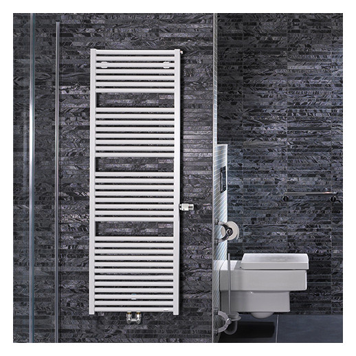 Bemm Badheizkörper Rondo V 1806 x 600 mm, weißperlmetallic, barrierefrei