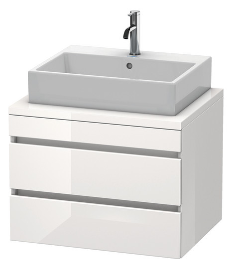 Duravit Waschtisch-Unterschrank DuraStyle 70 x 54,8 cm, Eiche natur, für Konsole, 2 Schubkästen