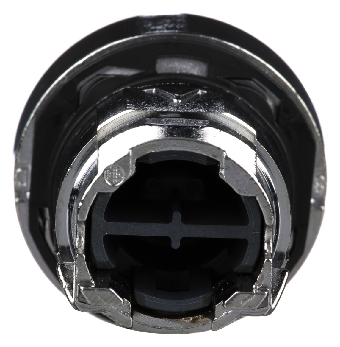 Drucktaster Front 1f sw Ø22,5mm rnd IP66 Tastend