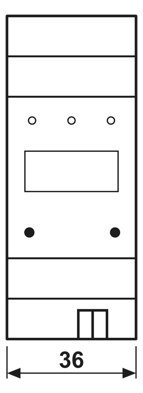 Datenschnittstelle REG 2TE KNX Eth Datenschnittstelle REG 2TE KNX Eth