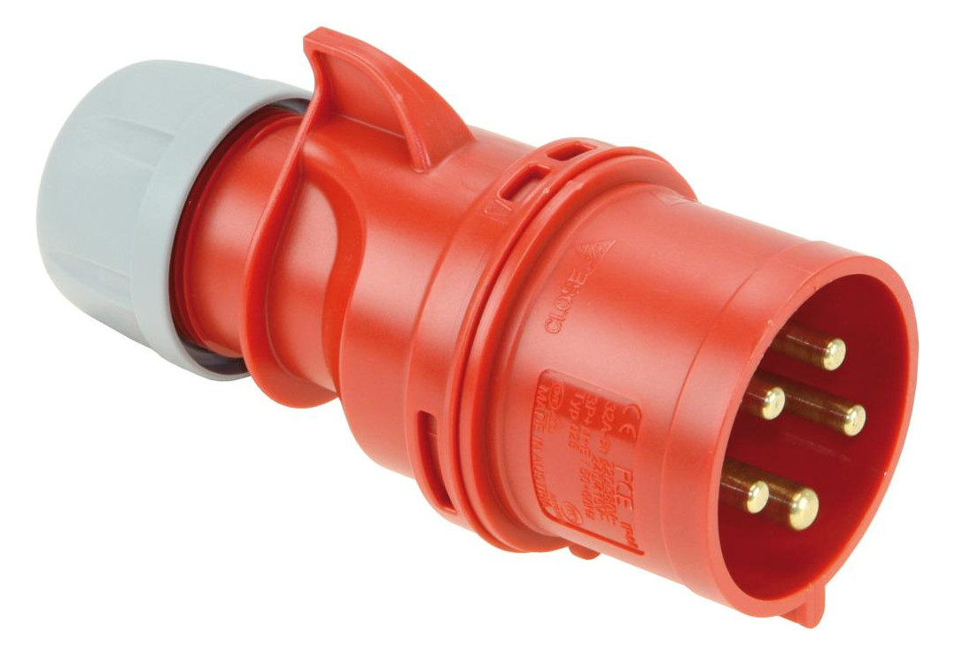 Bild CEE-Stecker SHARK 16A, 5-polig, IP44 - PCE-1