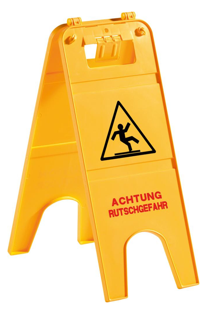 Bild Kunststoff Warnschild Achtung Rutschgefa hr - n.a.-0