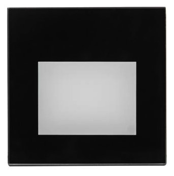 LED-Orientierungsleuchte 2W 3000K 35lm sw Konv 1LED elektr.Trafo IP20 Scheibe