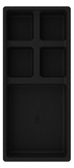 fortis-Werkzeugmodul 1/3 - leer, 5 Fächer