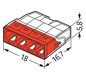 Steckklemme 4f 450V 24A Serie 2273 0,5-2,5qmm f.Massivleiter