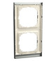 Rahmen 2f edst/alu mt M-Pure Decor Metall edelstahl/aluminium f.GEB-K