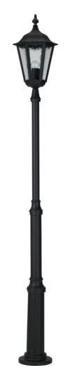 Aufsatzleuchte 75W AGL sw Alu Gl_tr IP23