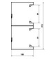 Geräteeinbaukanal ST 210x100mm vz GEB-K 14870qmm 2000mm