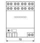 Binäreingang KNX REG 4TE LED 8f m.LED-Anz