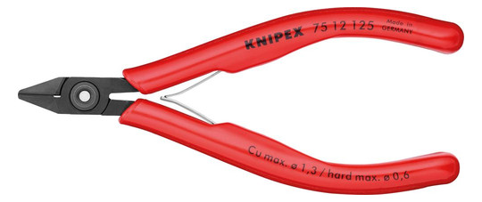 KNIPEX-Elektronik-Seitenschneider 7512 - 125 mm