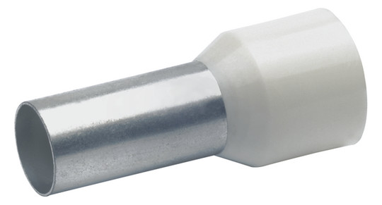 Aderendhülse 16qmm 12mm isol PP elfb Cu Polypropylen (PP) elfenbein verzinnt