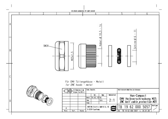 HART Halbverschraubung       19620005057 