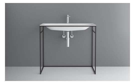 Einbau-Waschtisch BetteLux Shape A170 60x49,5cm, anthracite