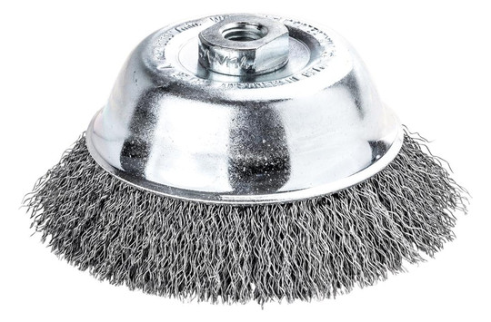 LESSMANN-Topfbürste, Stahldraht gewellt 0,35mm -...