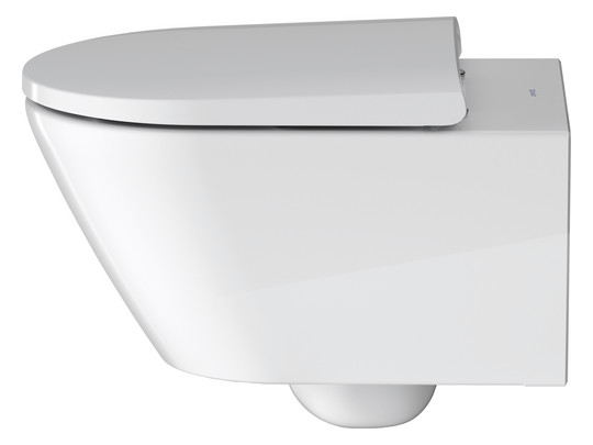 Duravit Wand-Tiefspül-WC-Set D-Neo mit WC-Sitz, Rimless, weiß