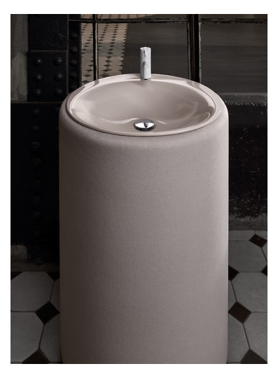 Einbau-Waschtisch BetteLux Oval A220 50x50cm, TX, beige