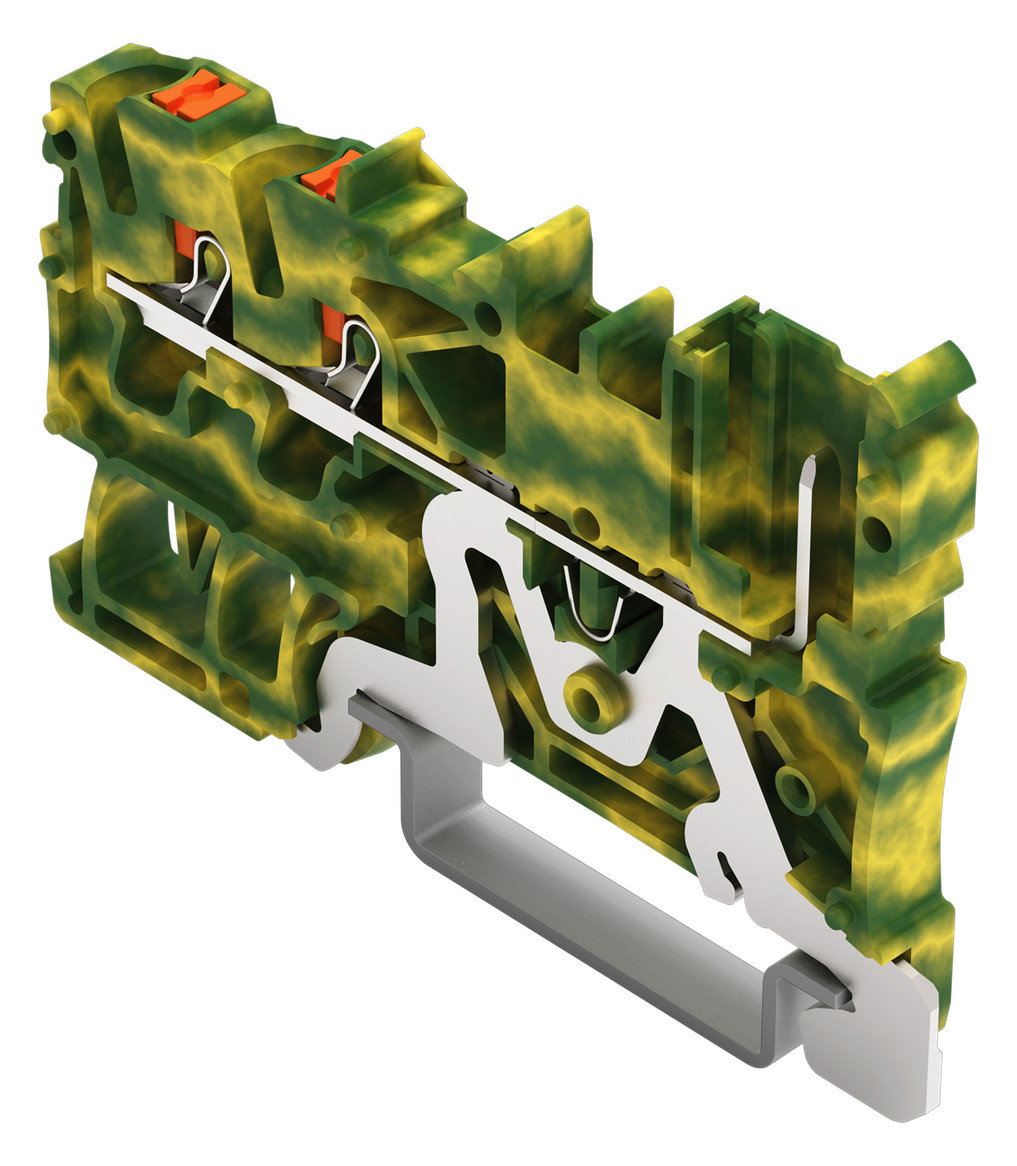 Schutzleiter-Reihenklemme 0,25-4qmm gn/ge 1Etage APL_erf. Hutschiene TH35