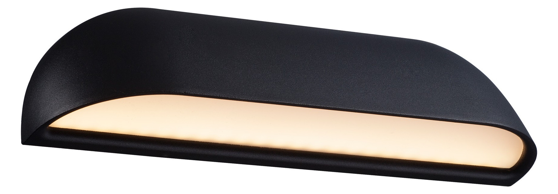 LED-Wandanbauleuchte Front 26 8W 3000K 650lm sw Konv IP44 68x260x68mm