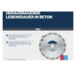 Diamant-Schleifscheibe 150x12mm f.Beton Geeignet für bewehrten Beton