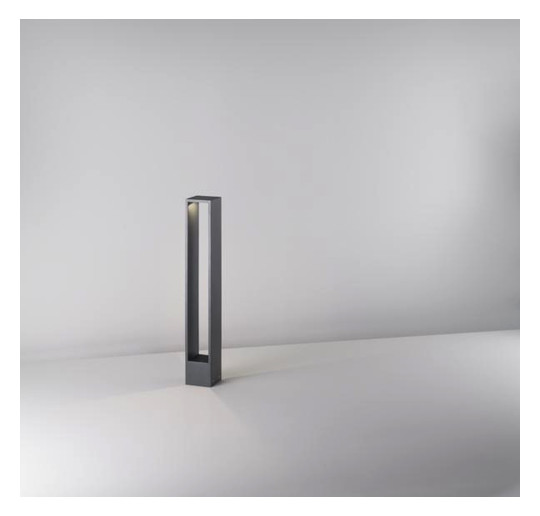LED-Pollerleuchte 9W IP54 3000K 700lm graphit 1LED Alu Gl_tr